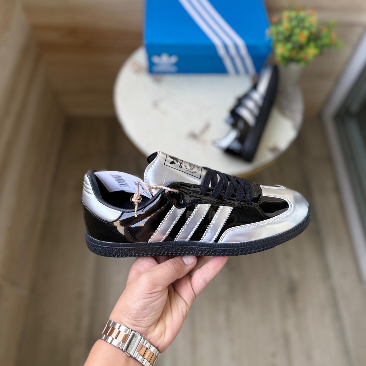 ADIDAS ORIGINALS SAMBA ATMOS BLACK SILVER