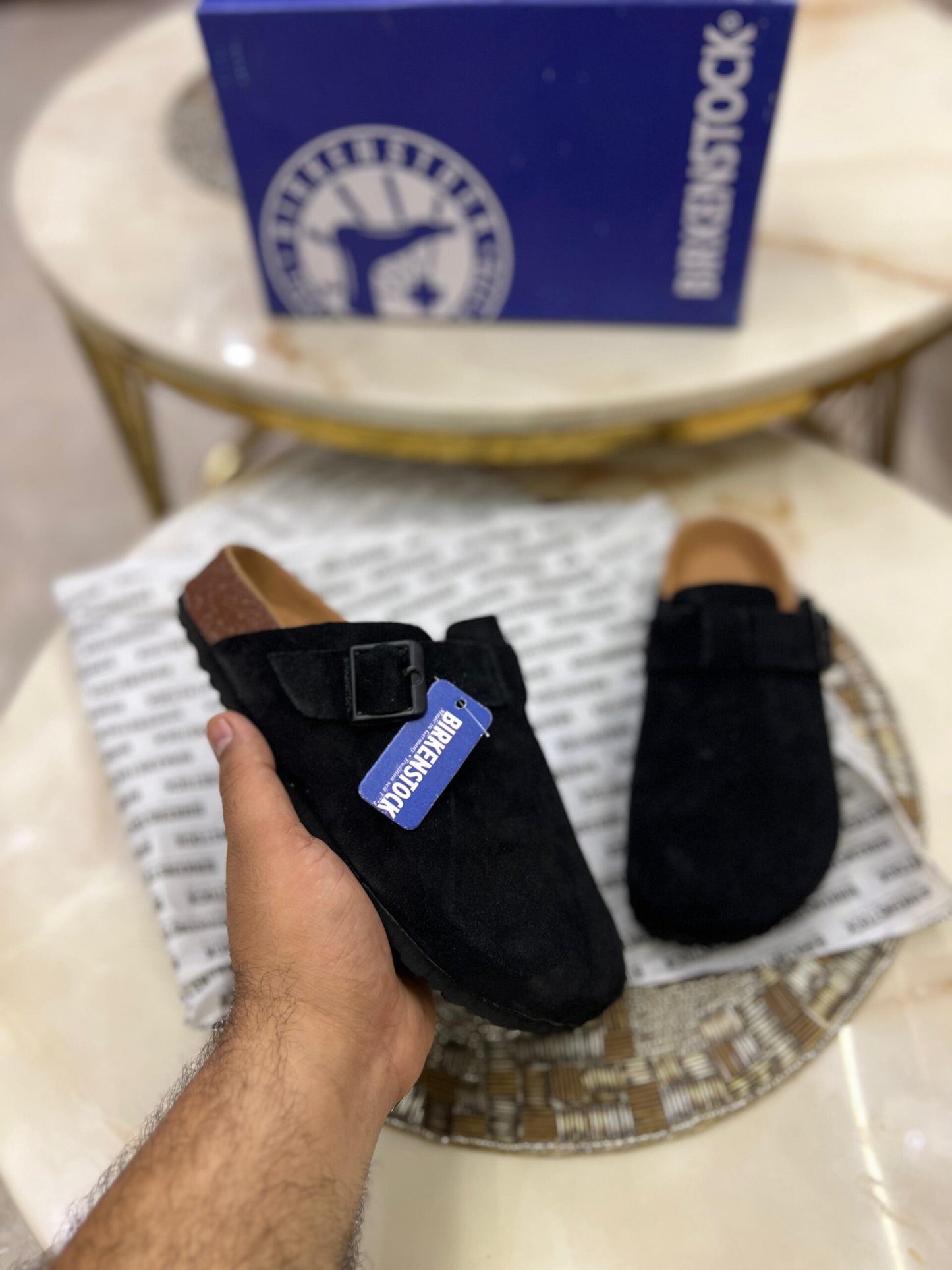 BIRKENSTOCK CLOGS BROWN