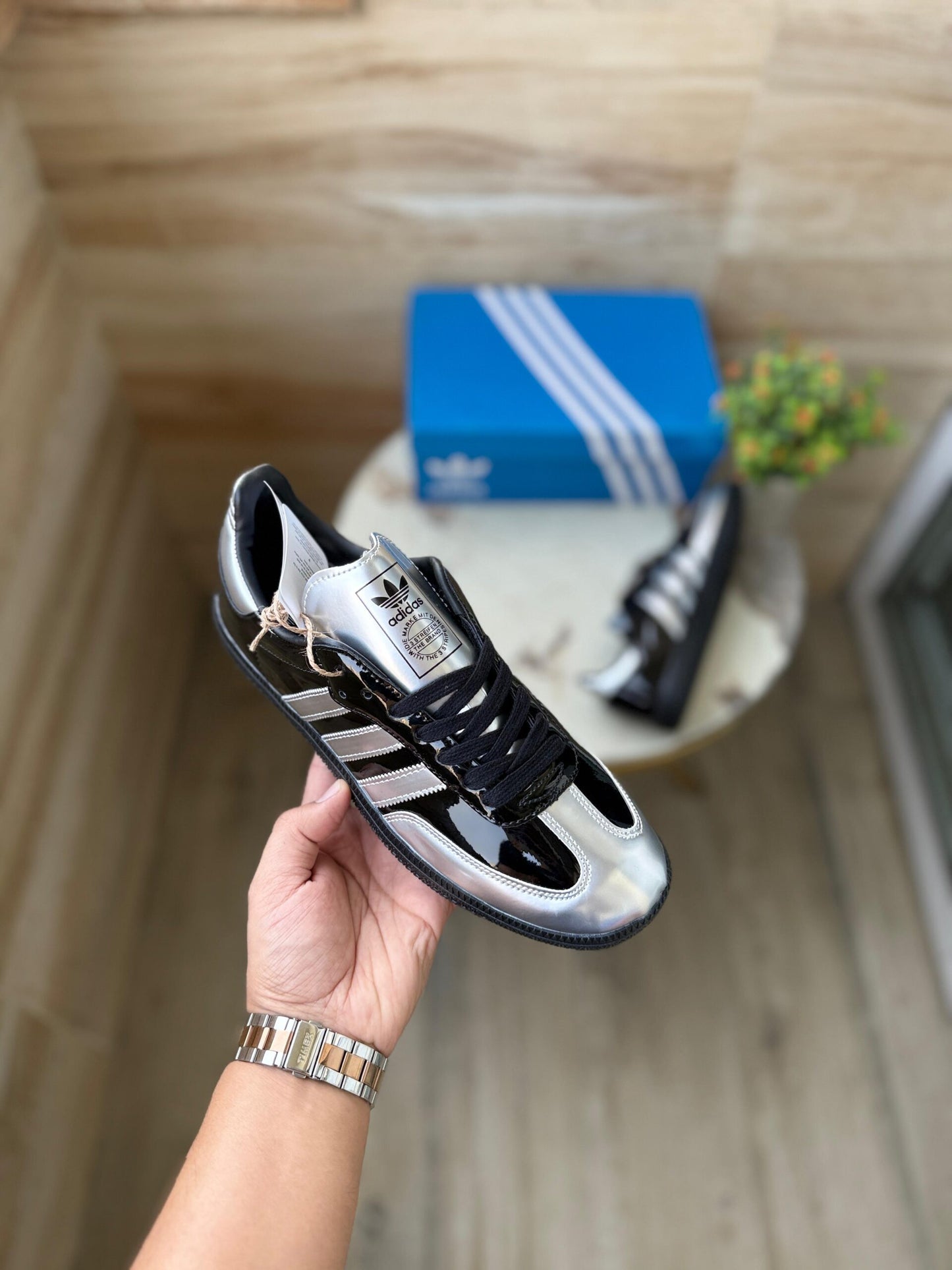 ADIDAS ORIGINALS SAMBA ATMOS BLACK SILVER