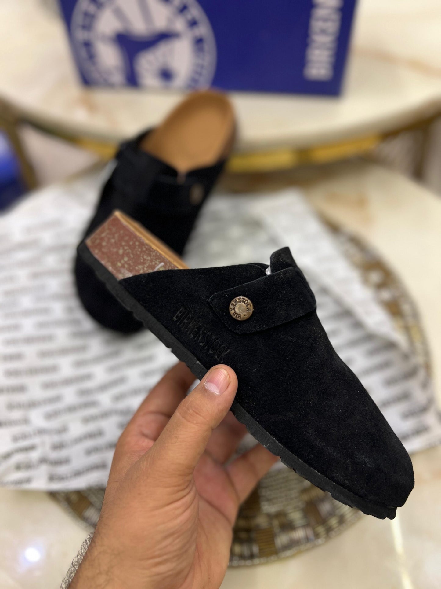 BIRKENSTOCK CLOGS BROWN