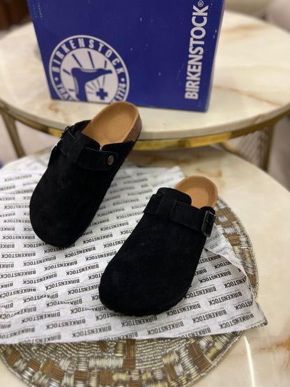 BIRKENSTOCK CLOGS BROWN