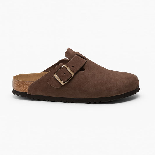 BIRKENSTOCK CLOGS BROWN